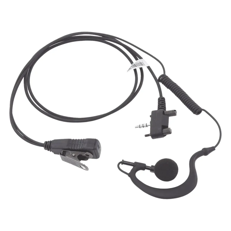 Micrófono de solapa con audífono ajustable al oído para Radios VX-160/ VX-231/ VX- 180/ VX-210/ VX-400