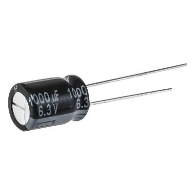 Capacitor Electrolítico Radial de Aluminio, 1000 UF, 16V, 10x16 mm, 20%