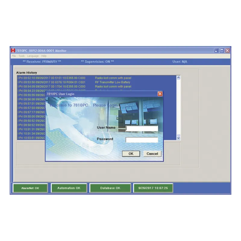 Software de recepción de alarmas vía IP o celular sin IP fija ni DDNS