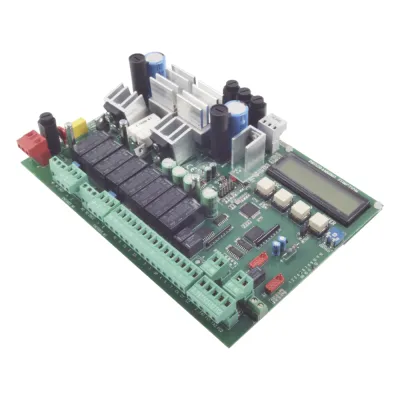 Tarjeta electronica para motores de dos hojas abatibles con decodificación radio incorporada