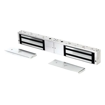 Chapa magnética de 1200 Lbs /Para Puertas Dobles/ Interior/ LED / Sensor Bloqueo