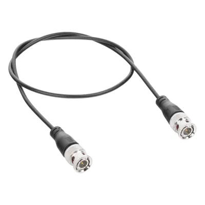 Cable Coaxial Armado con Conector BNC (Video) / Longitud de 2.2 Metros (7.22 Pies) / Optimizado para Cámaras 4K / Uso en Interior