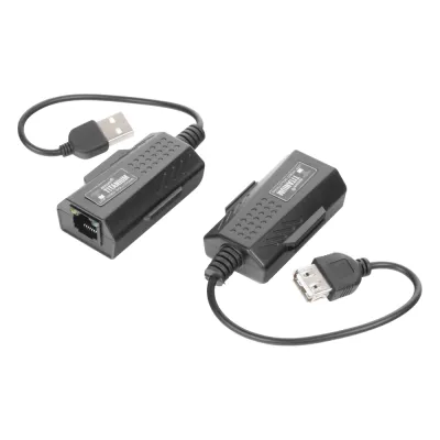 Kit extensor USB por cable UTP Cat 5 / 5e / 6 para Distancias de Hasta 50 Metros / Versión 2.0