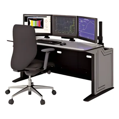 Estación de Monitoreo Ergonómica de 72" Diseño Modular