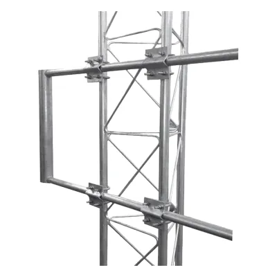 Brazo Uso Rudo para Torre STZ Galvanizado Electrolítico de 170 x 60 cm Tubo 2" Ced 30.