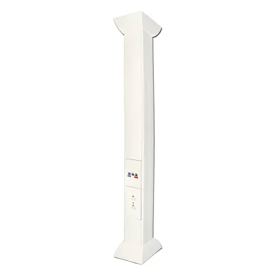 Pole Blanco de 3 Metros (9.84 Pies) para Instalaciones Eléctricas, Voz y Datos, No Incluye Accesorios, Se Venden por Separado los Modelos TEK100DUPLEX (Accesorios de Fijación y Contacto Duplex) y TEK100UNI (Soporte y Tapa Universal) (13000-01000)