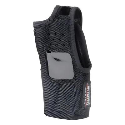 Funda de Nylon, lazo-cinto, capuchón auto-adherible / botones y visor frontal / IC-F3021, IC-F3031, IC-F3230.