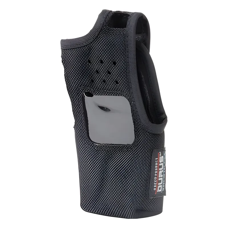 Funda de Nylon, lazo-cinto, capuchón auto-adherible / botones y visor frontal / IC-F3021, IC-F3031, IC-F3230.