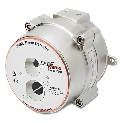 Detector de Flama UV/IR a Prueba de Explosión / Alcance 30 m (98.4 ft) / Campo 90° / Aluminio o Acero Inoxidable / -40°C a 75°C