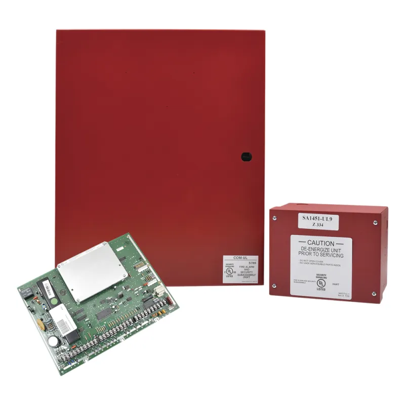 Panel de control híbrido de incendio e intrusión comercial, 8 particiones, hasta 250 zonas cableadas, inalámbricas o V-Plex, compatible con AlarmNet y Total Connect