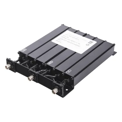 --Descontinuado-Duplexer Compacto de Rechazo de Banda, 450-470 MHz, 6 cavidades, 50 Watt.