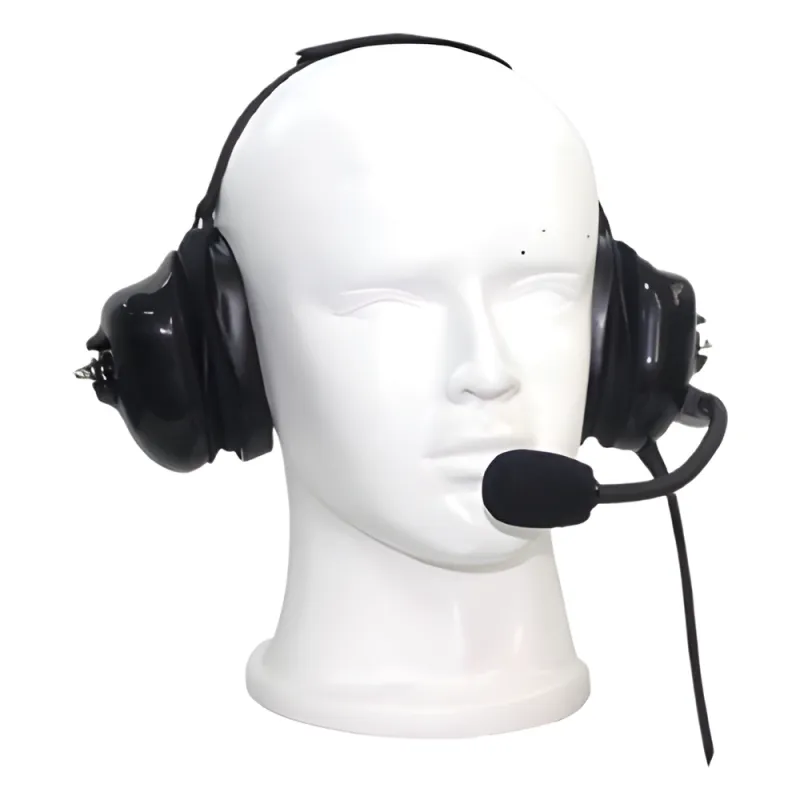 Diadema por detrás de la cabeza con orejeras acolchonadas de gel y micrófono flexible con cancelación de ruido para radios Kenwood TK3230/3000/3402/3312/3360/3170,NX240/340/220/320/420