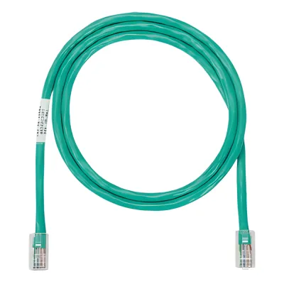 Cable de Parcheo NetKey UTP Categoría 5e, con Plug Modular en Cada Extremo - 4.27 Metros (14 Pies) - Verde