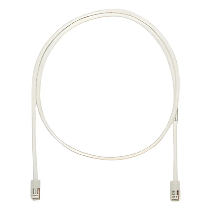 Cable de Parcheo NetKey UTP Categoría 5e, con Plug Modular en Cada Extremo - 0.91 Metros (3 Pies) - Blanco Mate