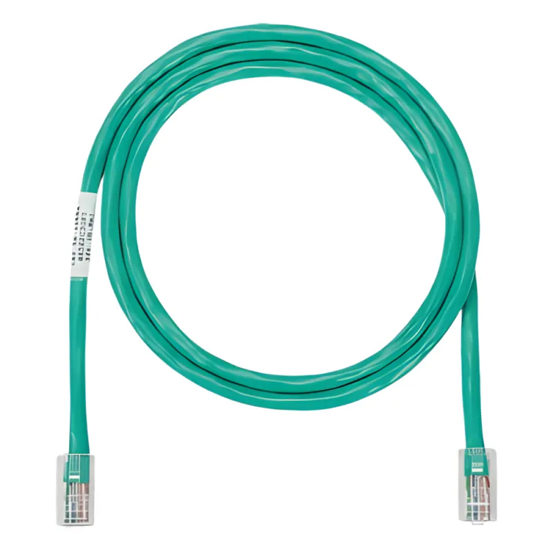 Cable de Parcheo NetKey UTP Categoría 5e, con Plug Modular en Cada Extremo - 1.52 Metros (5 Pies) - Verde
