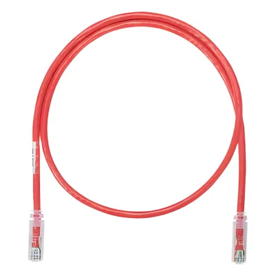 Cable de Parcheo NetKey UTP Categoría 6, con Plug Modular en Cada Extremo - 1.52 Metros (5 Pies) - Rojo