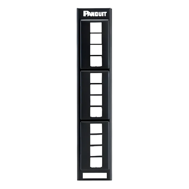 Panel de Parcheo NetKey Modular Keystone (Sin Conectores), de Montaje en Pared Usando Accesorio Wb89d, 12 Puertos