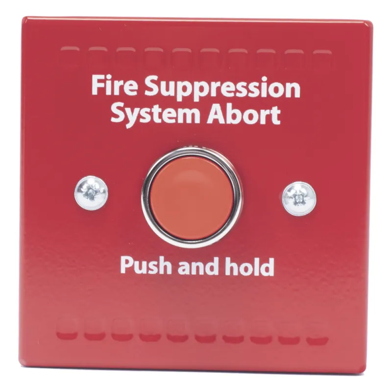 Botón De Aborto Para Panel De Supresión De Incendio HCVR-3R Serie FirePro Xtinguish (0100-16560)
