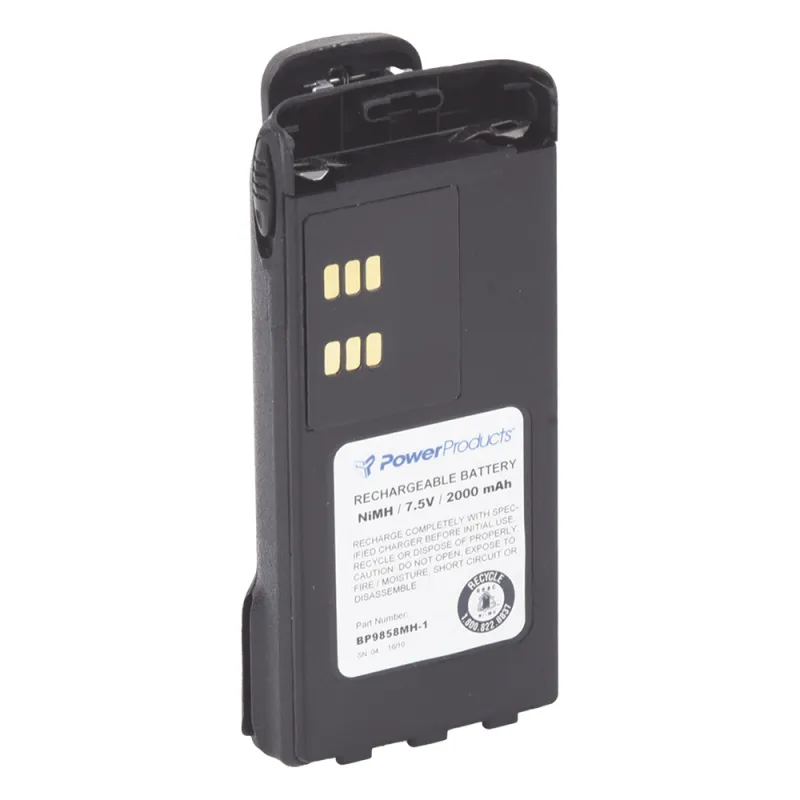 Batería Ni-MH 2000 mAh para radios XTS1000/1500/2250/2500 Clip incluido