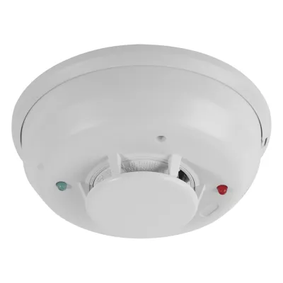 Detector de humo fotoeléctrico-térmico combinado de 4 hilos con sirena y relevador Forma C, serie i3