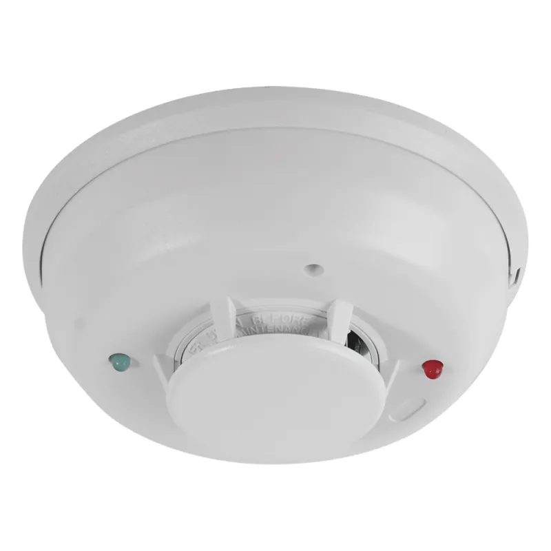 Detector de humo fotoeléctrico-térmico combinado de 4 hilos con sirena y relevador Forma C, serie i3