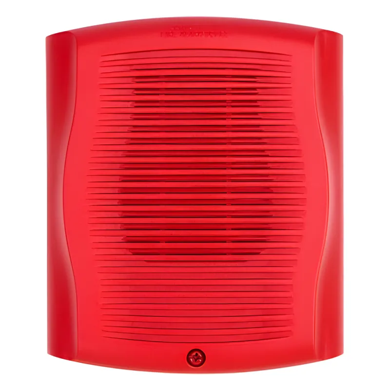 Bocina para Montaje en Pared, Color Rojo