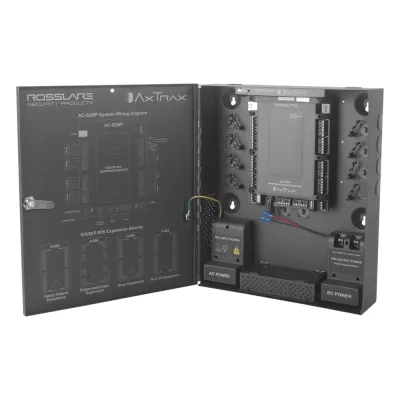 Controlador de acceso para 4 lectoras / Expandible a 56 Lectoras / Compatible con Sistema de Elevadores / 100,000 Usuarios