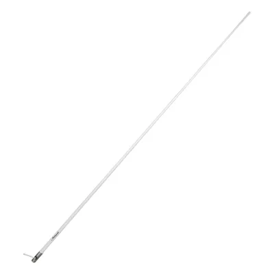 Antena Marina VHF SHAKESPEARE 5101 / Fibra de Vidrio / 6 dB / 50 W / Cable RG-58 4.5 m (15 ft) / Soporte Latón Cromado / 2.4 m (7.9 ft)