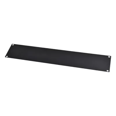 Tapa Ciega para Rack de 19in, de 2UR, Color Negro