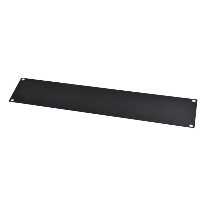 Tapa Ciega para Rack de 19in, de 2UR, Color Negro