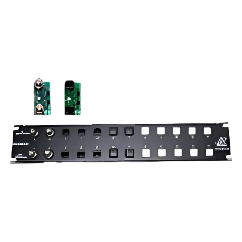 Placa frontal para 12 módulos con conexión BNC para instalaciones en rack ( No se incluyen los módulos )