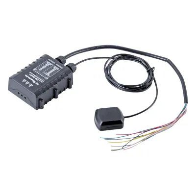 Localizador vehicular GPS y GLONASS con proteccion contra agua IP67 y antena GPS externa