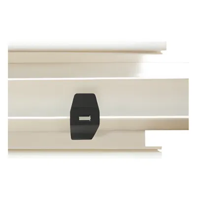 Clip sujetador negro para canaleta TEK100 (5590-34600)