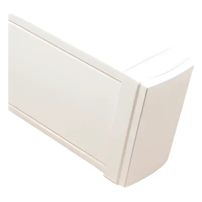 Tapa final en color blanco de PVC auto extinguible, para canaleta TEK100 (5591-02001)