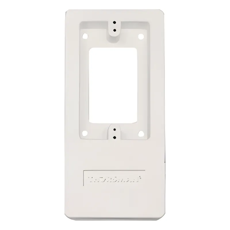 Caja de contactos color blanco de PVC auto extinguible, para canaletas PT48 (7100-01001)