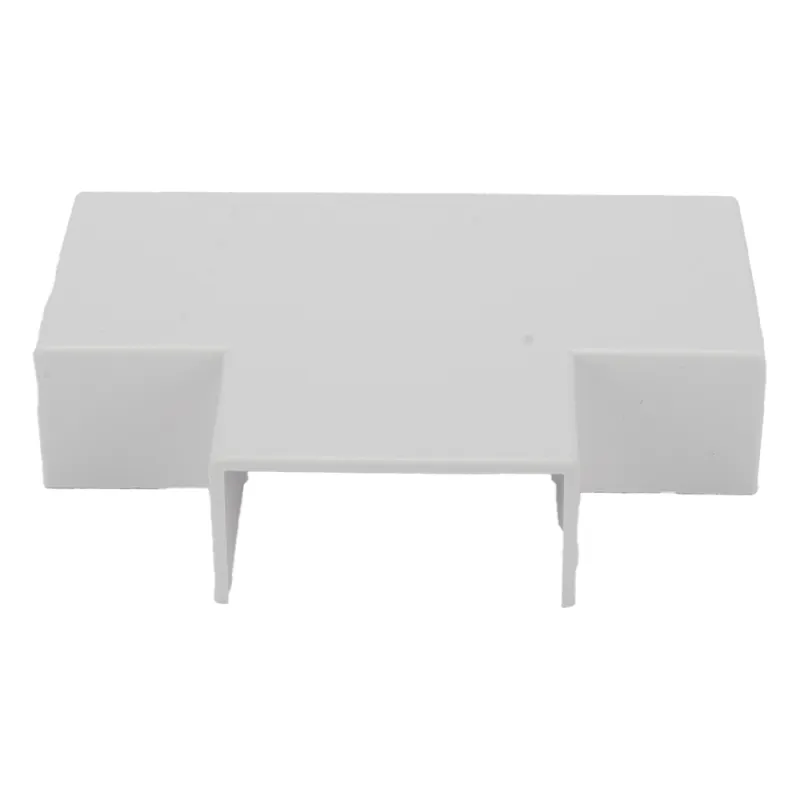 Sección en "T" color blanco de PVC auto extinguible, para canaletas TMK1735, TMK1735SD (5340-02001)