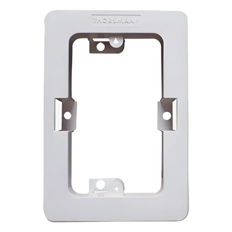 Caja Sin Fondo Universal, Color Blanco de PVC Auto Extinguible (7900-02002)