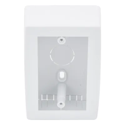 Caja de Registro Universal, Color Blanco de PVC Auto Extinguible (7902-02001)