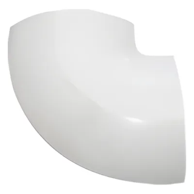 Sección en "L" color blanco de PVC auto extinguible, para canaleta DMC4FT (9430-02001)