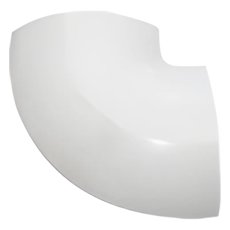 Sección en "L" color blanco de PVC auto extinguible, para canaleta DMC4FT (9430-02001)