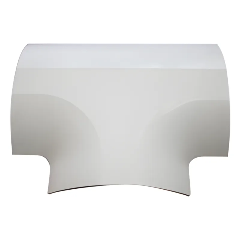 Sección en "T" color blanco de PVC auto extinguible para canaleta DMC4FT (9440-02001)