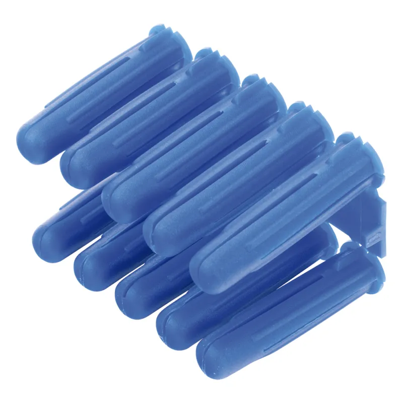 Taquete azul 3/8" para tornillo 12mm x 2" (100pzs) (1105-05100)