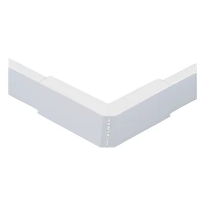 Esquinero exterior blanco de PVC auto extinguible, para canaletas TMK1020, TMK1020SD, TMK1020CD (5110-02001)