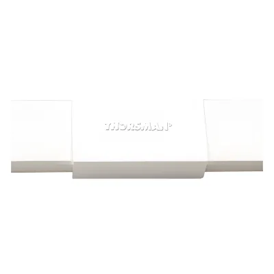 Pieza de unión color blanco de PVC auto extinguible, para canaleta TMK1720 (5280-02001)