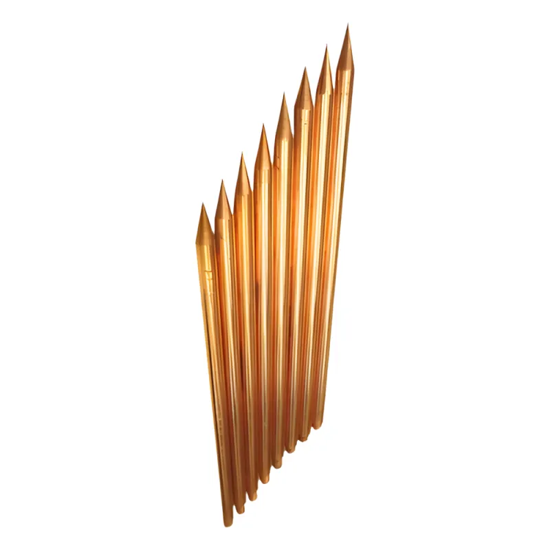 Varilla de Acero con Recubrimiento de Cobre Diámetro 5/8" de 1 m de Largo