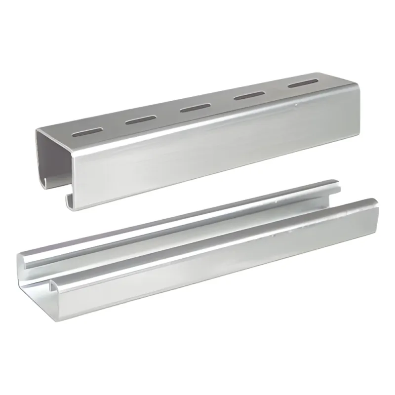 Unicanal Perforado, 4x4, 3000 mm, acabado ElectroZinc