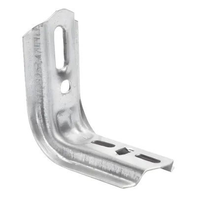 Ménsula omega tipo L 110mm inteligente, para montar charola de 50 a 100mm en pared o muro