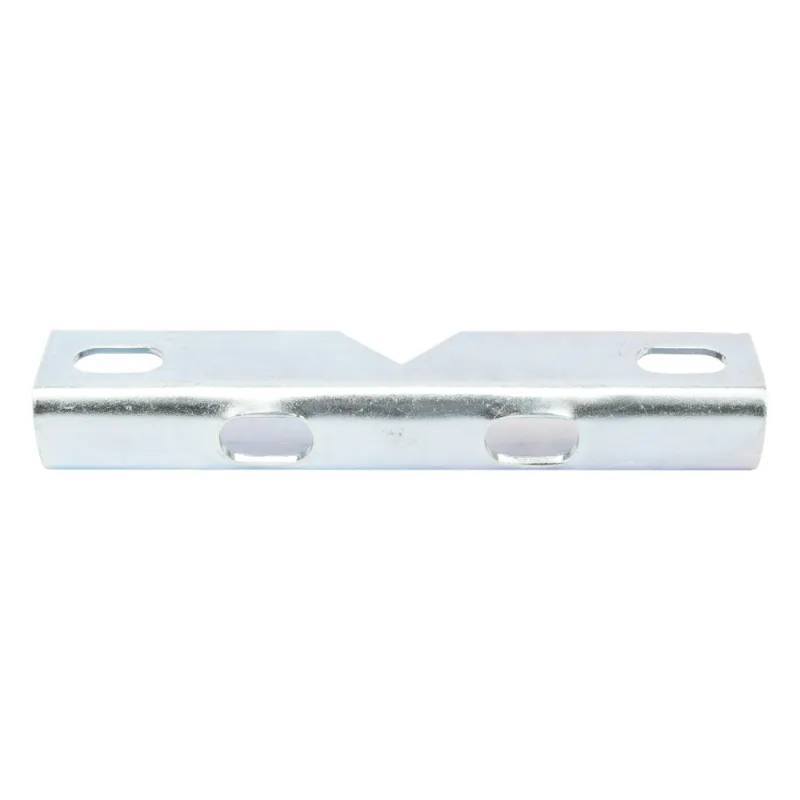 Soporte para instalación en piso falso a poste, con acabado Electro Zinc (No incluye poste)