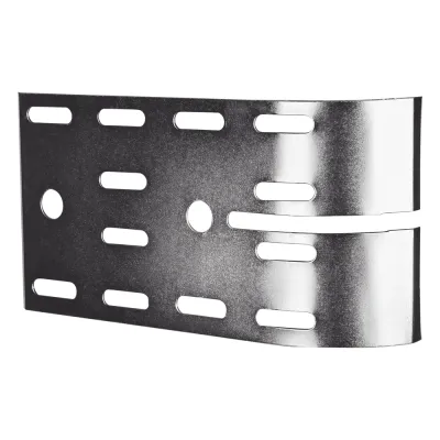 Bajada para cable ranurada 95 x 190 mm con acabado Electro Zinc