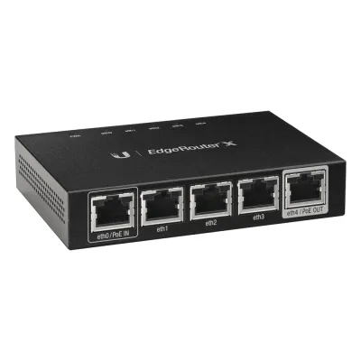 EdgeRouter X de 5 puertos Gigabit con funciones avanzadas de ruteo